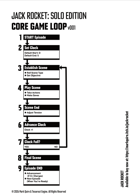 JACK ROCKET: SOLO EDITION CORE GAME LOOP DIAGRAM