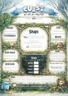 CURST RPG - CHARACTER SHEET FULL COLOUR