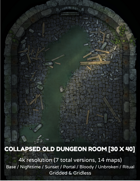 Collapsed Old Dungeon Room [30 x 40]