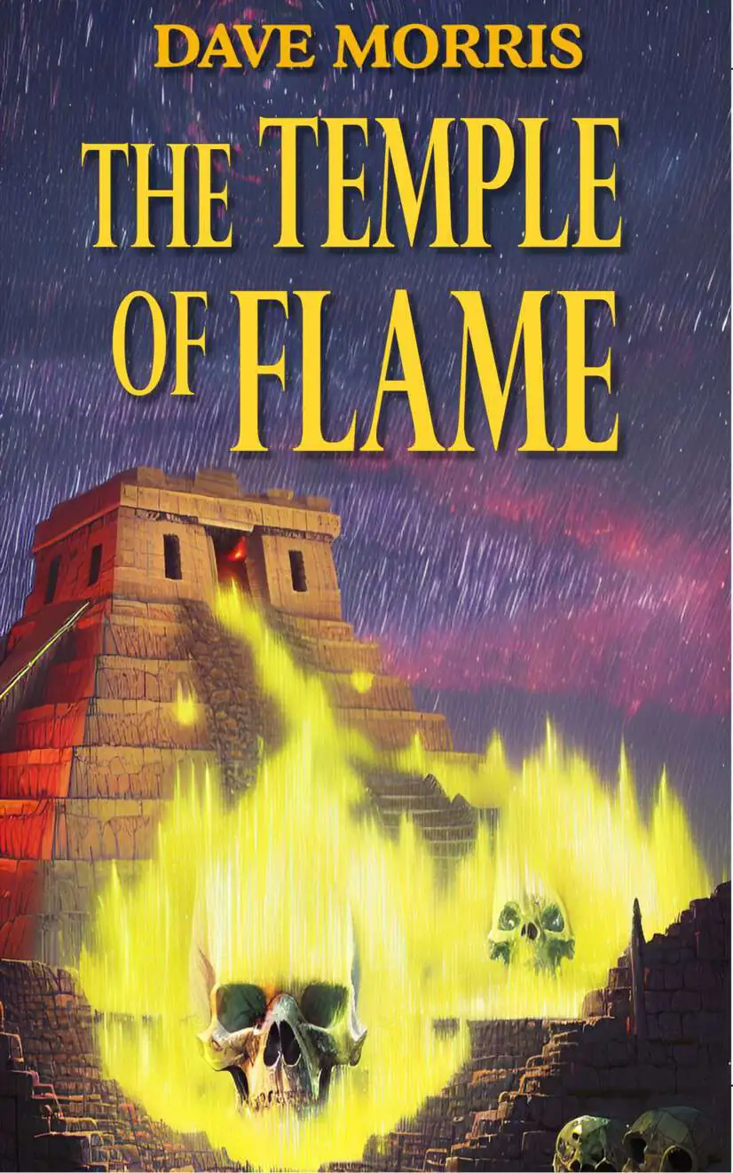 Cover of The Temple of Flame (Golden Dragon Gamebooks #2)
