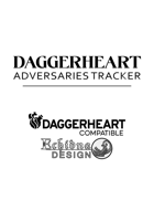 Daggerheart Adversaries Tracker