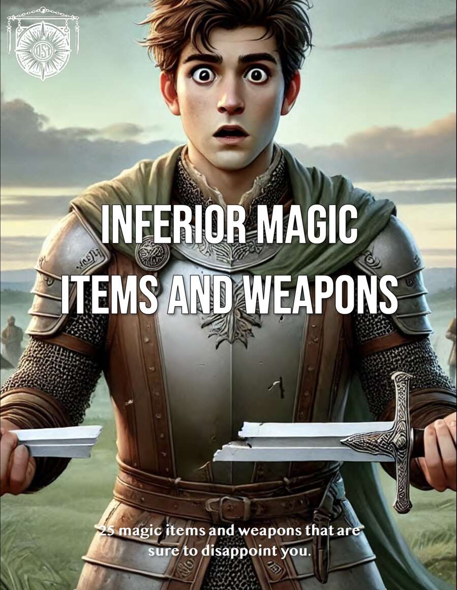 Inferior Magic Items and Weapons - Westbright Creations | DriveThruRPG