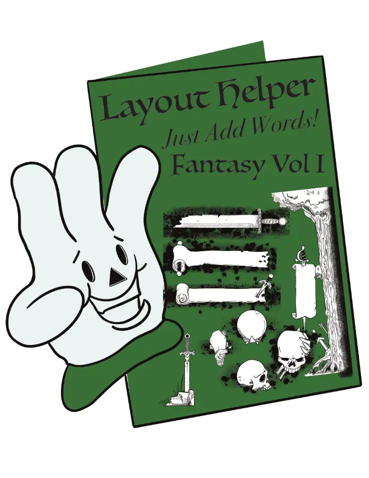 Layout Helper Fantasy Vol 1 - Paddy's Parlor Games | Paddy's Parlor ...