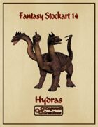 Fantasy Stockart 14: Hydras