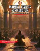 5E Martial Artists Compendium