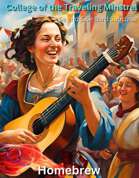 Bard - College of the Traveling Minstrel - 5e and 5.5e Subclass