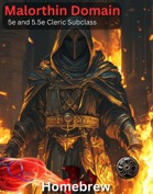 Cleric - Malorthin (Chaos) Domain - 5e and 2024 Subclass