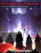 Cleric Domains of Nesiroon - Six Domains of the Gods of Evil - 5e and 2024 Subclasses