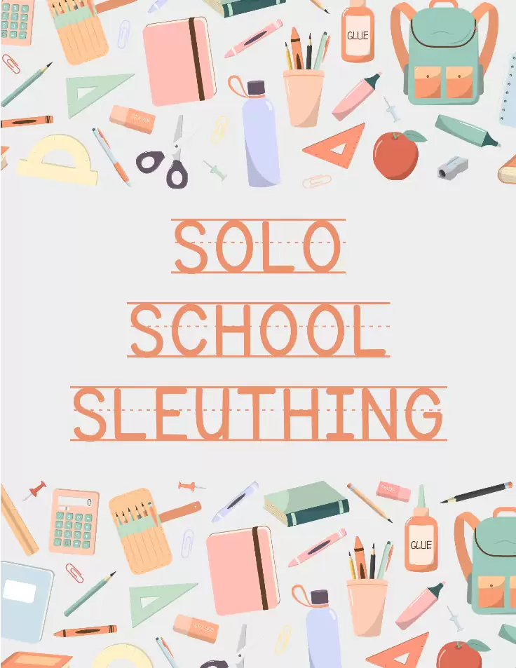 Cover of Solo School Sleuthing