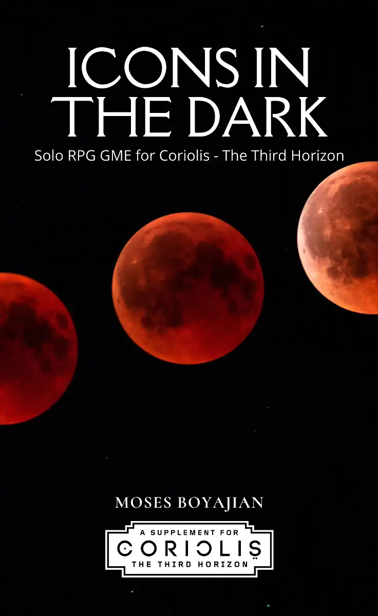 Icons in the Dark - Solo RPG GME
