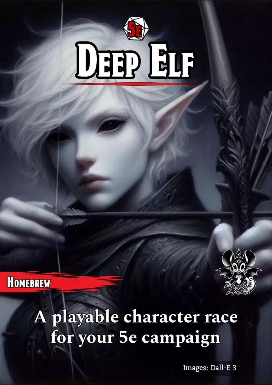 Deep Elf - Homebrew Heathen | DriveThruRPG