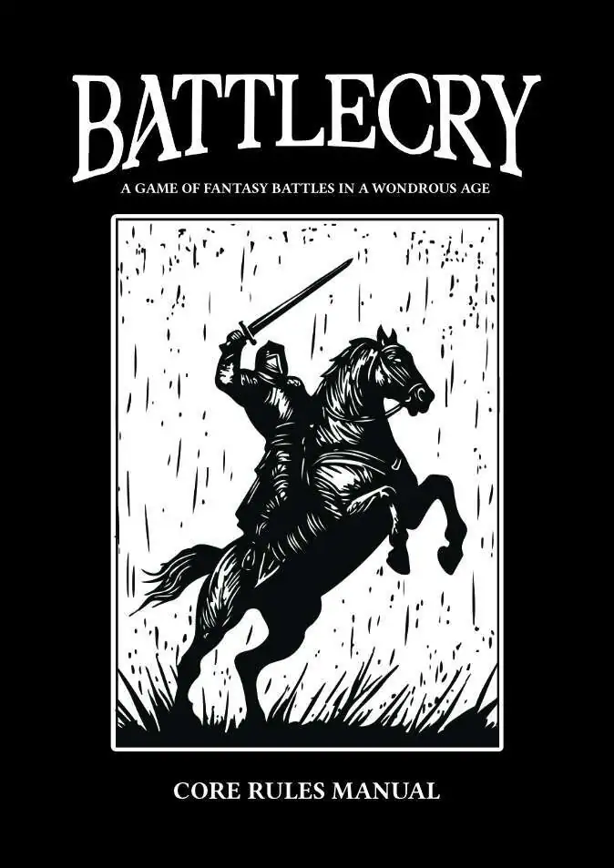 Battlecry: Fantasy Battles Warrior Poet Games Wargame Vault