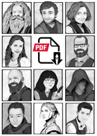 10+1 Ready-to-Play Level Zero Characters for 5e, Shadowdark & OSR