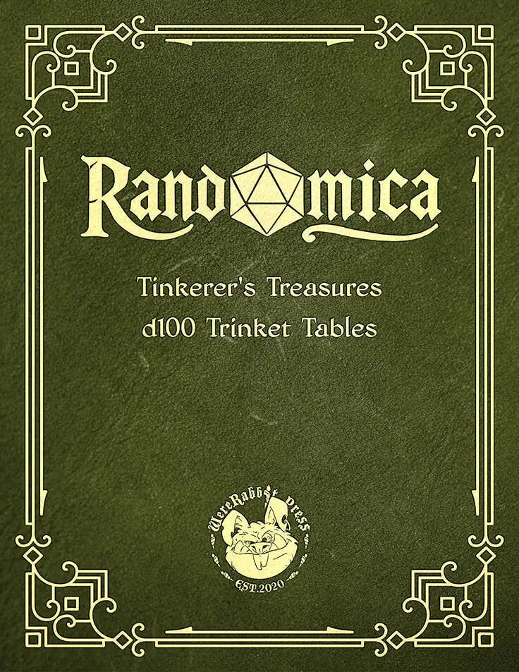 Randomica: d100 Trinket Table - Tinkerer's Treasures