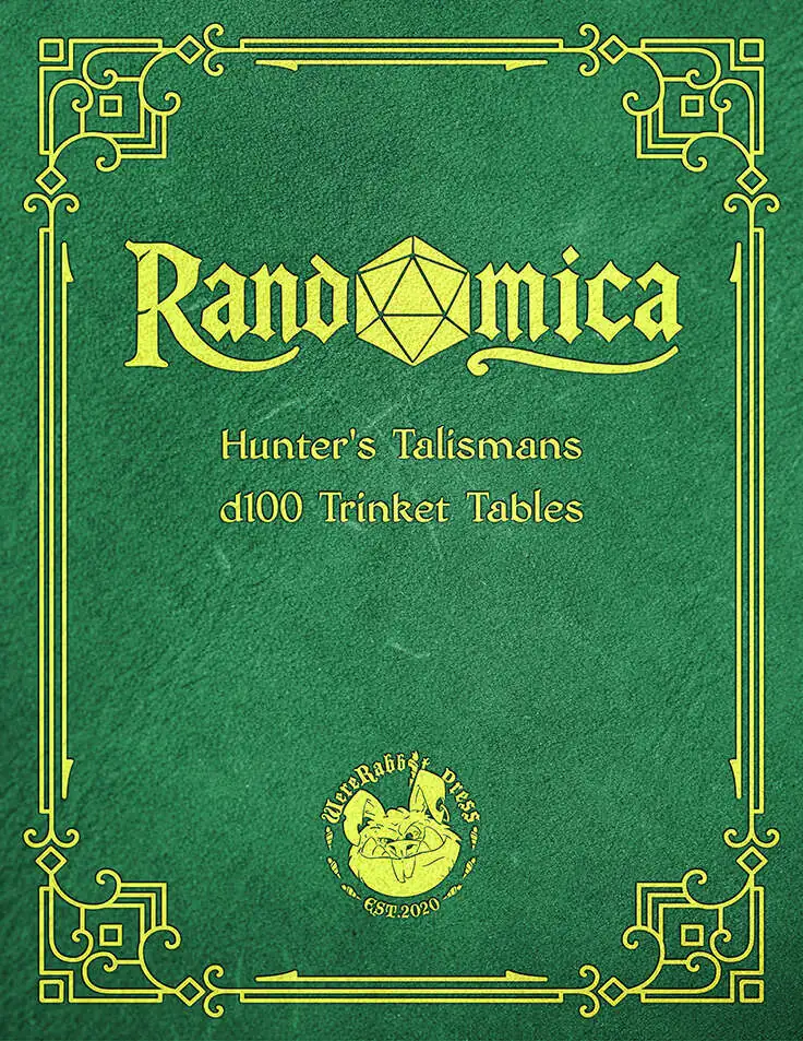Randomica: d100 Trinket Table - Hunter's Talismans