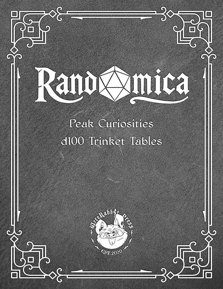 Randomica: d100 Trinket Table - Peak Curiosities