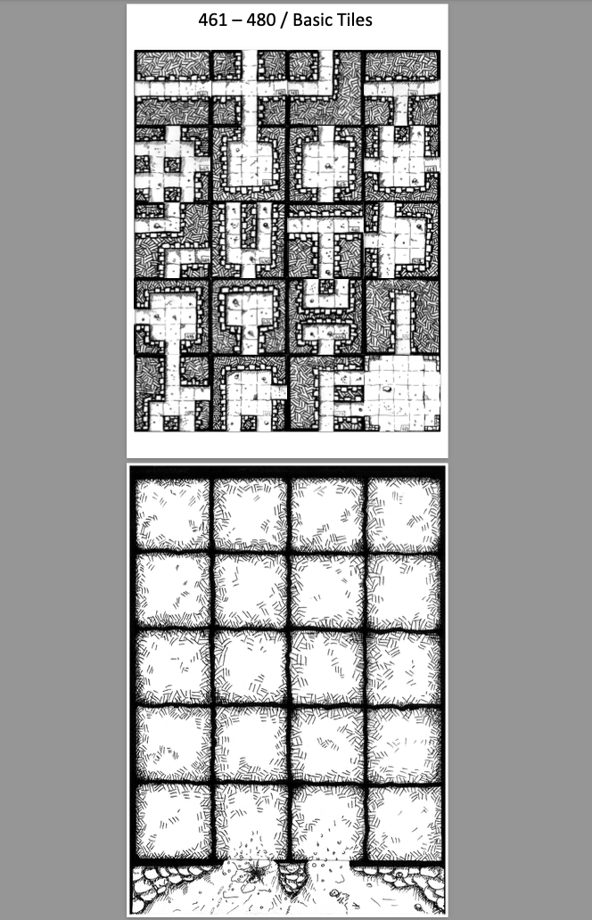 Draw my Dungeon - Basic dungeon tiles - Draw my Dungeon | DriveThruRPG