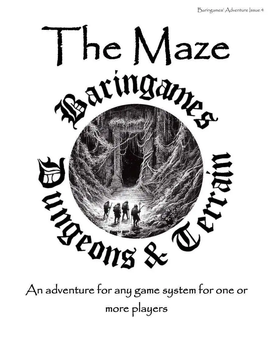 Baringame's Adventure Issue 4 - The Maze