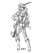 Emily Vitori Designs: Pirate Girl 1