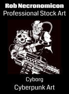 Cyborg Cyberpunk Stock Art