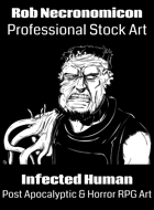 Infected Human Mutant - Cyberpunk, Sci-Fi & Horror Stock Art