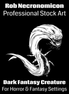 Dark Fantasy Creature - Horror Stock Art Illustration