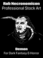 Demon - Horror and Dark Fantasy Stock Art Illustration