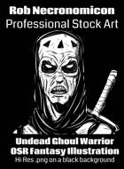 Undead Ghoul Warrior - Dark Fantasy & Horror Stock Art