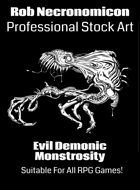 Demonic Entity - Horror & Fantasy Stock Art Illustration