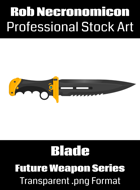 Combat Blade - Futuristic Weapons Stock Art Series