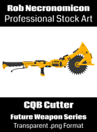 Cyber Cutter Blade - Futuristic Weapons Stock Art Series