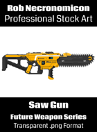 Cyber Chain Blade - Futuristic Weapons Stock Art Series