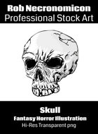 Skull Filler - Dark Fantasy Stock Art Illustration