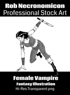 Vampire Anachist - Horror & Urban Fantasy Stock Art