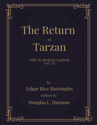 The Return of Tarzan (ERB in Modern English, Vol. 9)