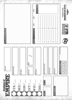 Shadows of Empire Character Sheet
