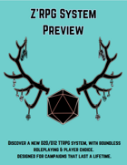 Z'RPG System Preview