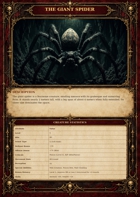 Stat Card - The Giant Sipder