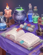 Wizard's Table - RPG Stock Art