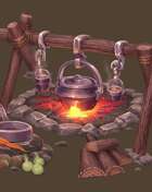 Campfire - RPG Stock art