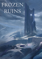 Frozen Ruins - RPG Stock Illustration
