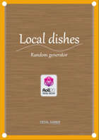 Local dishes | Roll20 VTT