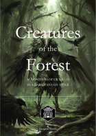 Creatures of the Forest - 40 Creatures of the Forest from CR 1/8-15