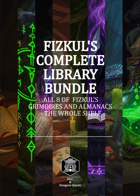 Fizkul's Natural Shelf Library - All of Fizkuls Grimoires and Almanacs - for Dnd 5E - Printable Supplement - Game Master gift [BUNDLE]
