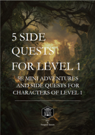 RPG One-Shot Adventures: Level 1 Mini Side Quest Adventures Modules (5E or 5.5E) (Digital Download)