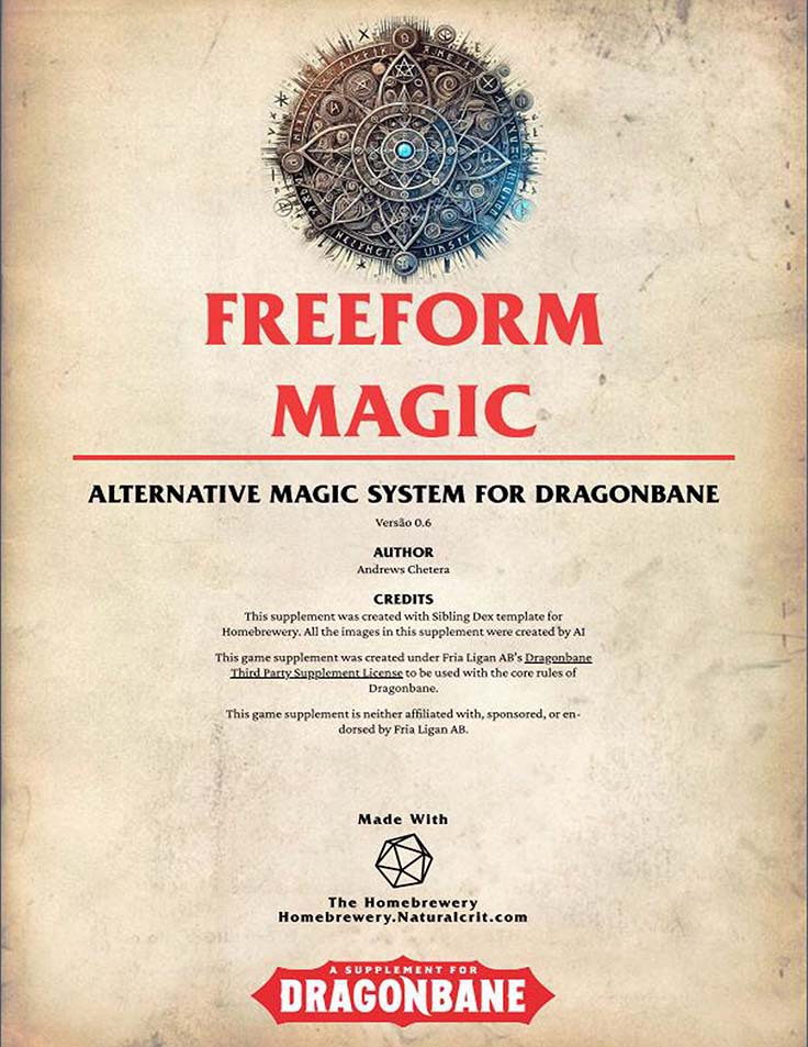 Iron Based Magic System Freeform Magic - A magic alternative system for Dragonbane ...