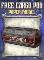 Free Cargo Pod Paper Model