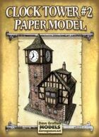 Clock Tower #2 Paper Model