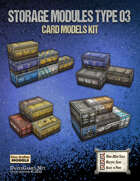 Storage Modules Type 03 Card Models Kit