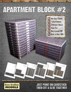 Apartment Block #2 Paper Model